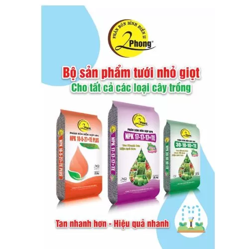 Phân bón NPK 10-5-27+TE Plus – Tăng đậu trái, nuôi quả mạnh