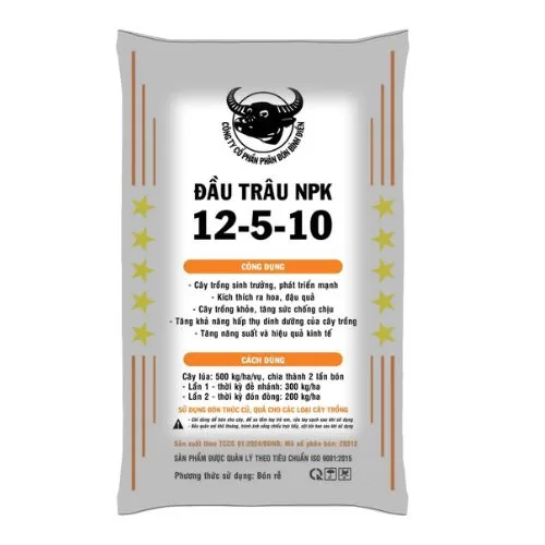Phân bón Đầu Trâu NPK 12-5-10 Eco-Nanomix giúp cây sinh trưởng phát triển mạnh, kích thích ra hoa đậu quả - Hình ảnh 3