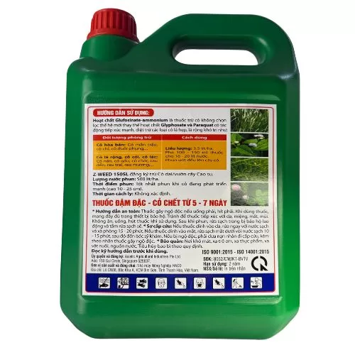 Z-Weed 150SL 4.05L - Hiệu trâu đen S480 - Hình ảnh 2