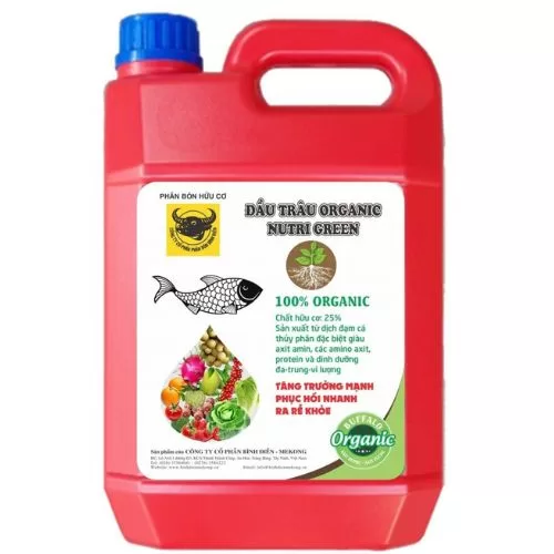 Phân Bón Hữu Cơ Đầu Trâu Organic Nutri Green | Ra Rễ Khỏe – Tăng Trưởng Mạnh