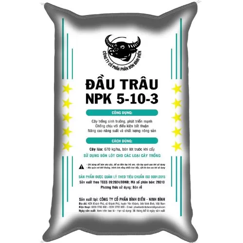 Phân Đầu Trâu NPK 5-10-3