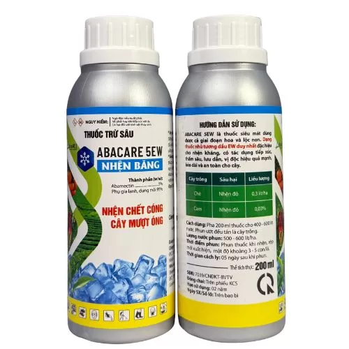 Thuốc Trừ Sâu ABACARE 5EW Nhện Băng - Hình ảnh 3