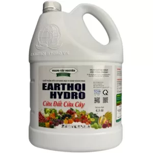 Chế phẩm hữu cơ sinh học vi sinh Volvo VE01 (Earthqi Hydro) 4,5 lít - can trắng