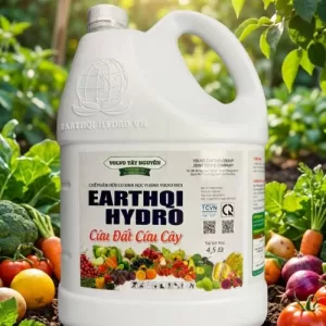 Chế phẩm hữu cơ sinh học vi sinh Volvo VE01 (Earthqi Hydro) 4,5 lít (4) - can trắng