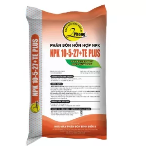 Phân bón NPK 10-5-27+TE Plus Bình Điền