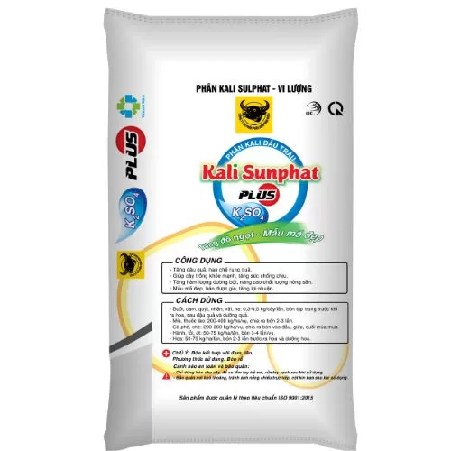 Phân Kali Đầu Trâu Kali Sunphat Plus