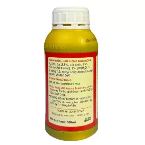 Phân Bón Lá Sinh Học Đầu Trâu MK Amica Nano Plus – Axit Amin Đậm Đặc (500ml)