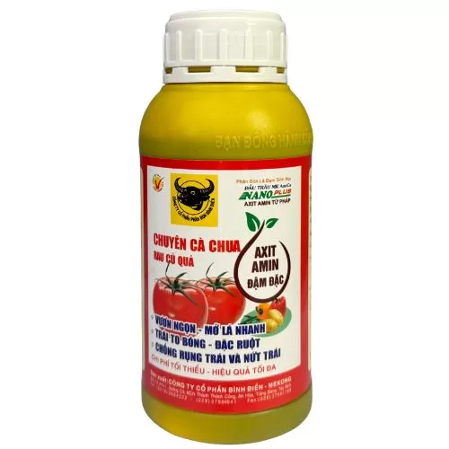 Phân Bón Lá Sinh Học Đầu Trâu MK Amica Nano Plus – Axit Amin Đậm Đặc (500ml)