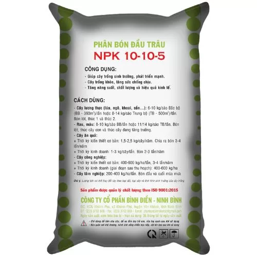Phân bón Đầu Trâu NPK 10-10-5