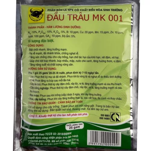 Đầu Trâu MK 001 – Nutri Plus 1