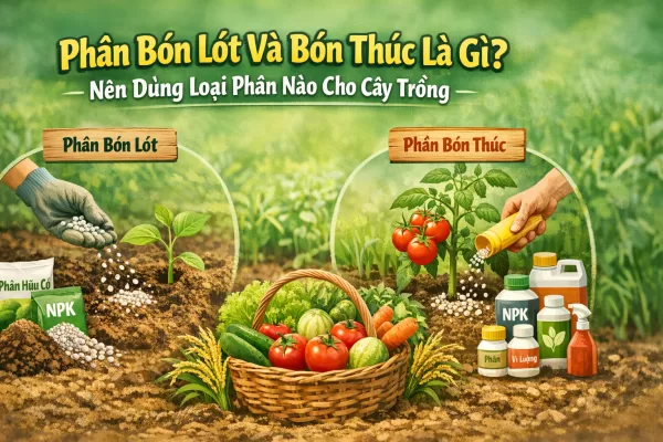 Phân Bón Lót Và Bón Thúc Là Gì? Nên Dùng Loại Phân Nào Cho Cây Trồng