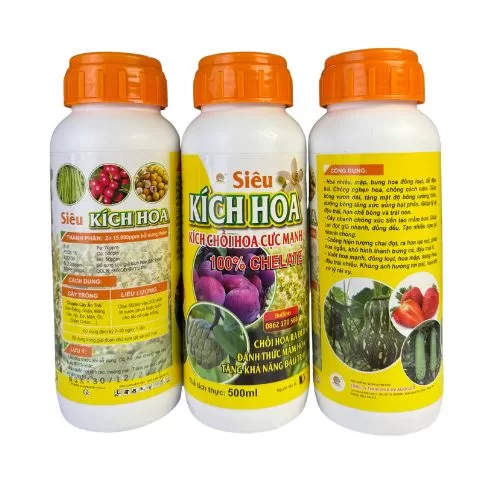 Siêu Kích Hoa 100% Chelate – Ra Hoa Đồng Loạt, Đậu Trái Cao | Phân Bón Tại Sơn La - Hình ảnh 3