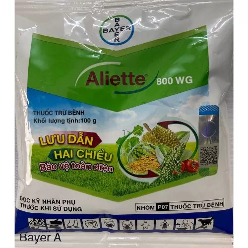 Aliette 800WG Bayer – Thuốc Trừ Bệnh Lưu Dẫn 2 Chiều, Đặc Trị Thối Rễ – Sương Mai